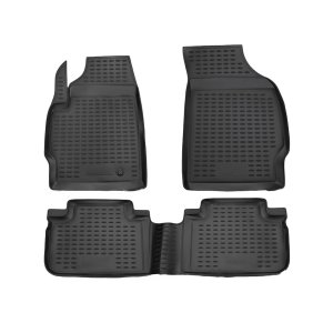 Ford Escape Floor Mats - Omac - Rubber TPE - Black - 2008-2012